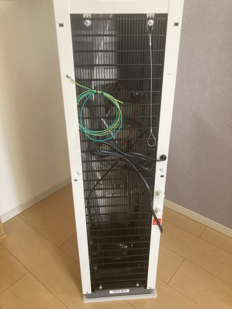 ウォータースタンド本体の後ろ