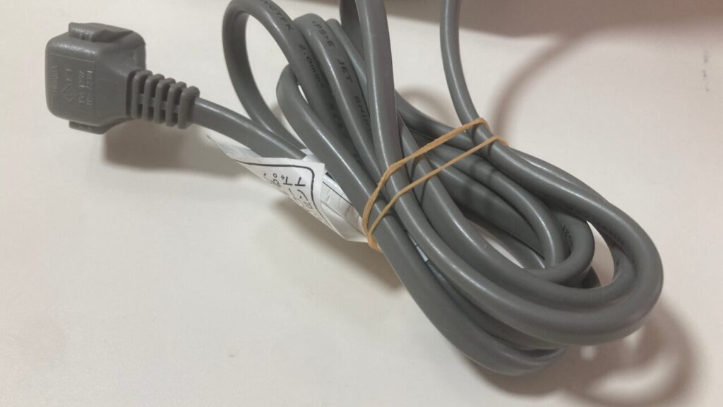 電源コードの様子