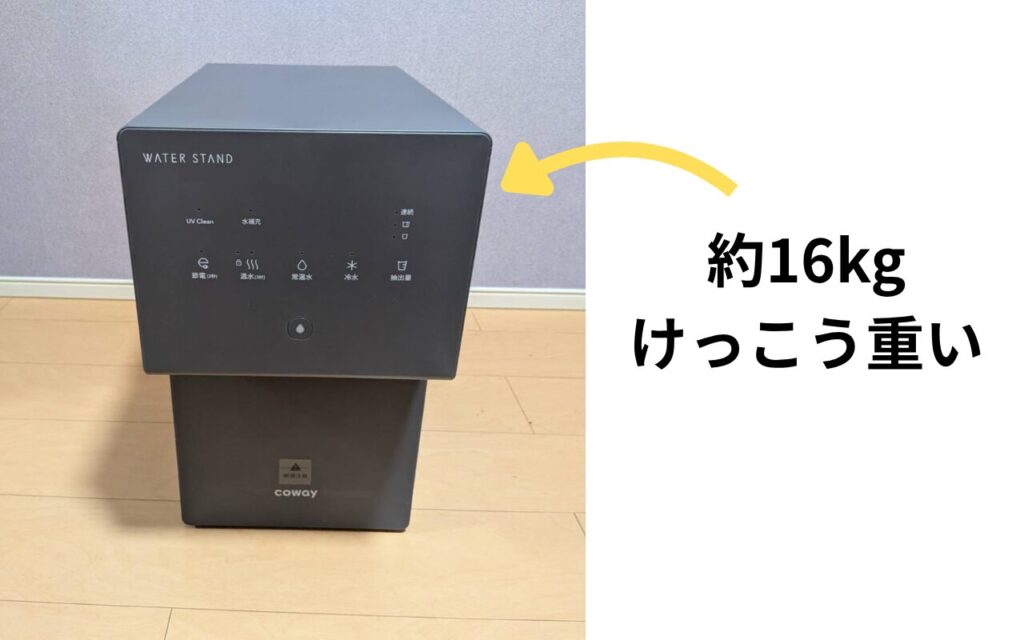 本体の重さを表す画像